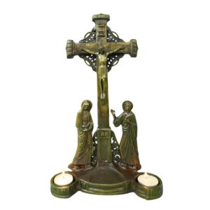 Ołtarzyk stojący ze świecami i kadzidełkiem, Pasyjka